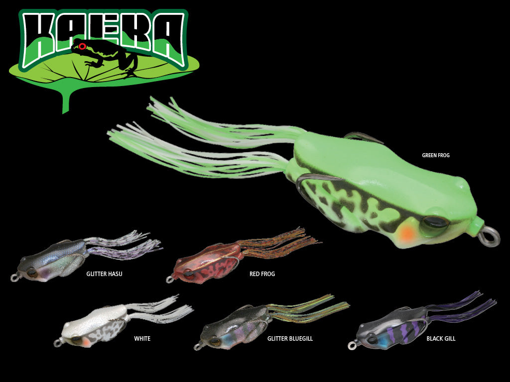 Jackall Kaera Frog Fishing Lure - Topwater Bass Frog With Superior Hook-Up Design